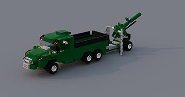 Набор LEGO MOC-7495 Army Transport Truck