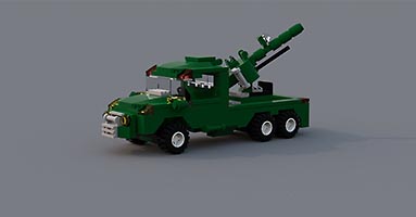 Набор LEGO Army AA Gun Truck