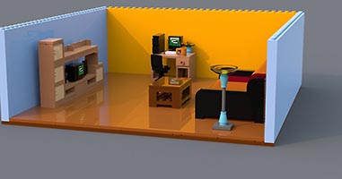 Набор LEGO MOC-7538 Гостиная