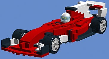 Набор LEGO MOC-7561 Феррари SF70H
