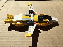 Набор LEGO MOC-7579 Реактивный самолет
