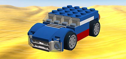 Набор LEGO Голубая спортивная машина