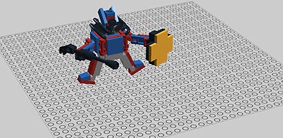 Набор LEGO MOC-7633 Оптимус Прайм из вселенной 'Трансформеры'