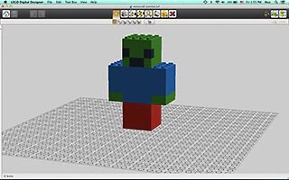 Набор LEGO Зомби из Майнкрафта