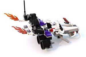 Набор LEGO MOC-7646 2263 - Flying Turbo Shredder