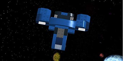 Набор LEGO Синий космический корабль