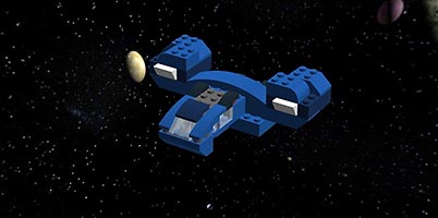 Набор LEGO Синий космический корабль