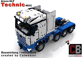 Набор LEGO MOC-7790 Arocs SLT - Mercedes Truck