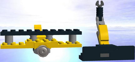 Набор LEGO Bi-plane with stand