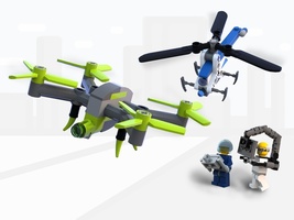 Набор LEGO MOC-7848 Drone Air Chase