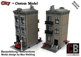 Набор LEGO MOC-7904 Дом в Нью Йорке (модульный)