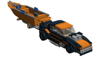 Набор LEGO MOC-7946 Muscle Car Vacation