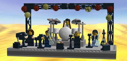 Набор LEGO MOC-8114 Escape the Rock Concert Experience