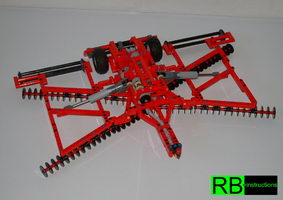 Набор LEGO MOC-8160 X Disk harrow for Claas Xerion 5000 (X Scheibenegge)