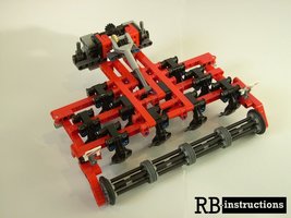 Набор LEGO MOC-8163 cultivator for Claas Xerion 5000 (Grubber)