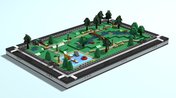 Набор LEGO Городской парк Микрополис