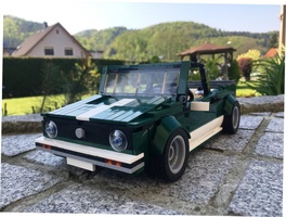 Набор LEGO 10242 set alternate VW Golf MK I convertible (pdf version)