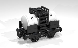 Набор LEGO MOC-8429 4-Wheel Tanker (mini, white)