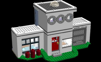 Набор LEGO MOC-8515 Штаб-квартира супергероинь