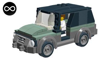 Набор LEGO Sand green Jungle JEEP