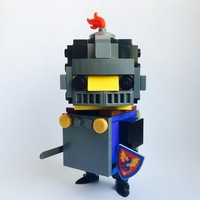 Набор LEGO MOC-8651 Brickheadz MOC - Black Knight