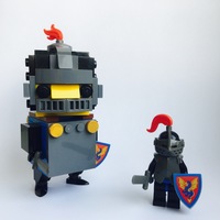 Набор LEGO Brickheadz MOC - Black Knight
