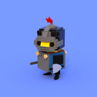 Набор LEGO Brickheadz MOC - Black Knight