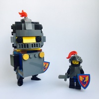 Набор LEGO Brickheadz MOC - Black Knight