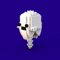 Набор LEGO Brickheadz MOC - Black Monarch&#39;s Ghost