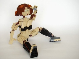 Набор LEGO MOC-8751 Woman in Bikini and High Boots
