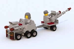 Набор LEGO Imperial Armored Vehicle and Laser Cannon