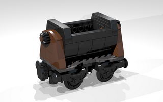 Набор LEGO MOC-8816 4-Wheel Mining Tram (mini)