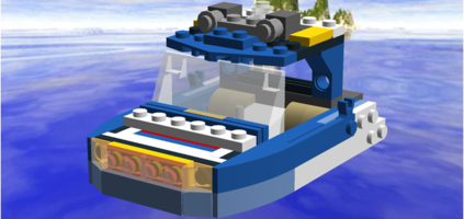 Набор LEGO MOC-8831 6913 Motor Boat