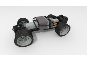 Набор LEGO MOC-8835 2WD Drift Racer Chassis