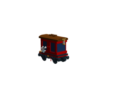 Набор LEGO MOC-8842 Freight wagon for 10254 Winter Holiday Train