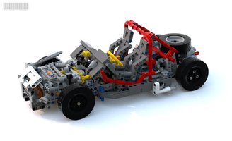 Набор LEGO Rallycar chassis