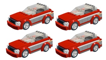 Набор LEGO red sportscar