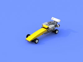 Набор LEGO MOC-9190 31060 4 out of 4 Futuristic Vehicles Alternate MOC (Souped-up Dragster)