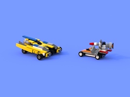 Набор LEGO 31060 Future Police Force Assault Vehicle + Criminal Getaway Vehicle Alternate MOC