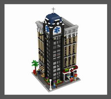 Набор LEGO MOC-9333 Больница (модульное здание)