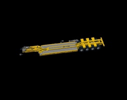 Набор LEGO MOC-9430 lego technic gooseneck trailer yellow