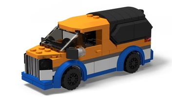 Набор LEGO 4 wide cargo truck