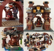 Набор LEGO MOC-9453 Развалины храма - Дома над богом Земли