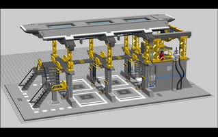 Набор LEGO MOC-9454 MarMech Hangar