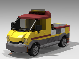 Набор LEGO MOC-9565 Pickup Truck - Alt Build of 60150 Pizza Van