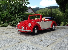 Набор LEGO VW beetle convetible (based on 10187) with power fuctions