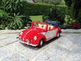 Набор LEGO VW beetle convetible (based on 10187) with power fuctions