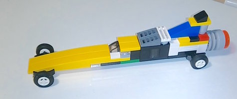Набор LEGO MOC-9752 Реактивный драгстер