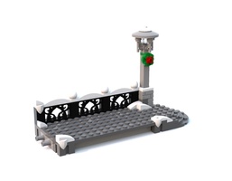 Набор LEGO Зимняя деревня - железнодорожная платформа