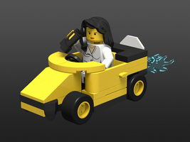Набор LEGO MOC-9795 Yellow Sabretooth car